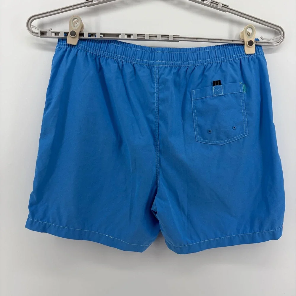 Tommy Bahama Relax Mens Blue Swim Trunks XXL Mesh Lined Marlin Logo Shorts‎